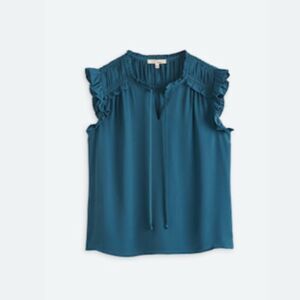 NWT *Stitch Fix* SZ XL Les Serein Alva Ruffle Detail Blouse